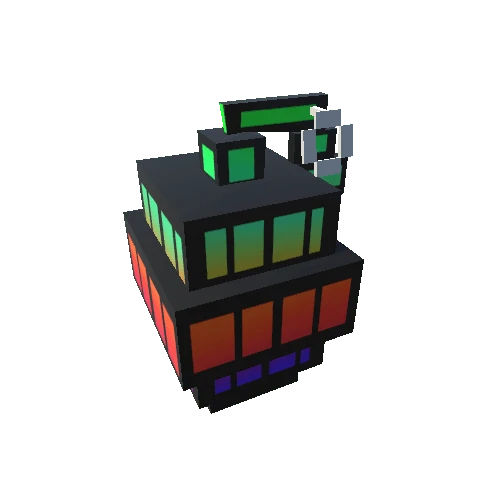 Pixel Grenade Rainbow